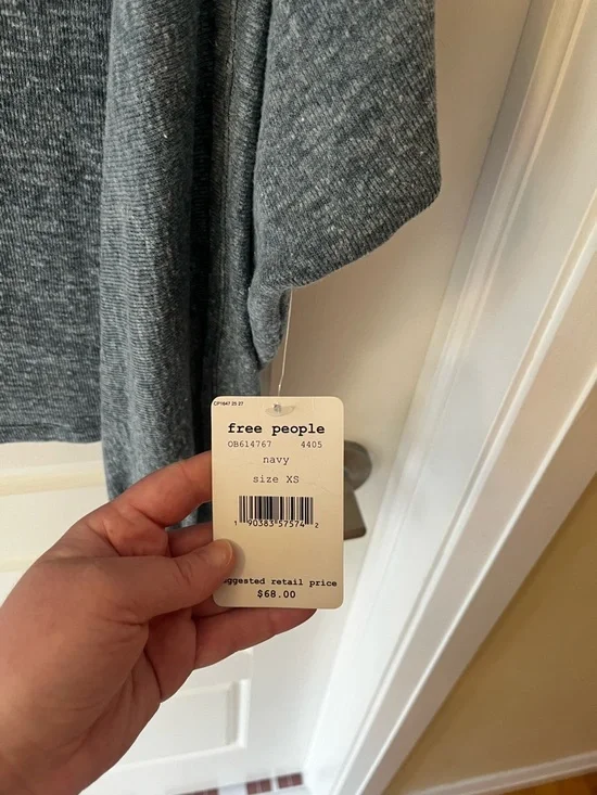 We The Free by Free People | Heathered Gray Cowl Neck Dolman Sweater Oversized - Picture 5 of 9